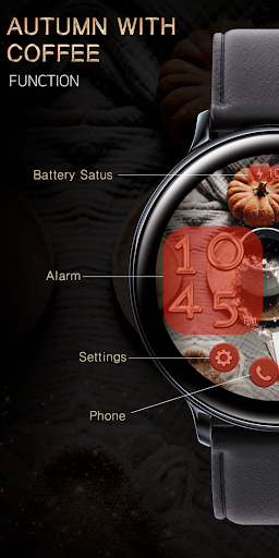 Autumn With Coffee_Watchface Screen 2