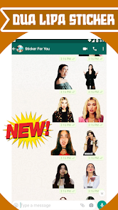 Imágen 1 Dua Lipa Stickers for Whatsapp android