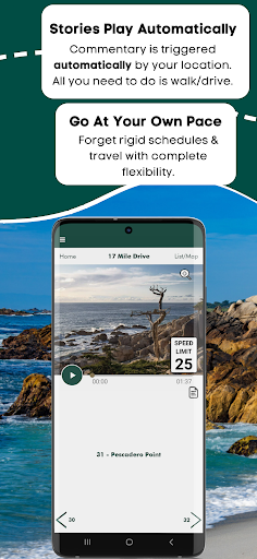 Screenshot of 17 Mile Drive Audio Tour Guide