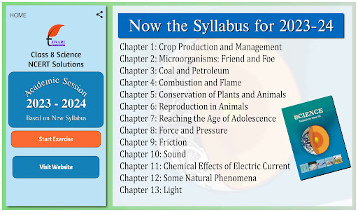 Class 8 Science for 2023-24