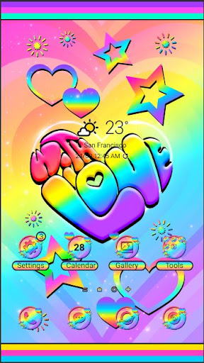 Android application Colorful With Love - Wallpaper screenshort
