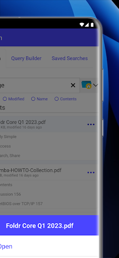 Android application Foldr screenshort