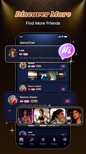 SahraChat - Voice Party Room screenshot 0