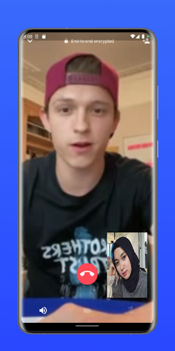 Android application Tom Holland Fake Video Call screenshort