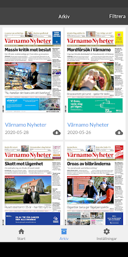 Värnamo Nyheter e-tidning Screen 2