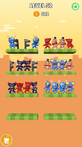 Monsters Sorting Screen 2