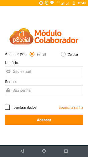 Android application pSocial - Holerite Online screenshort