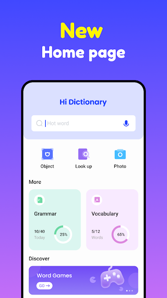 Hi Dictionary - Pencarian kata 2.0.3 APK + Mod (Unlimited money) untuk android