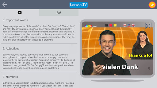 German | by Speakit.tv Screen 3
