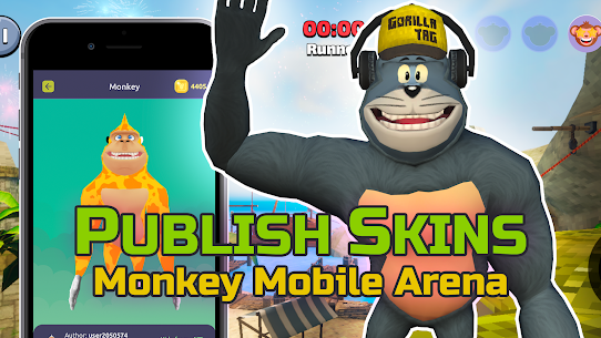 Gorilla Skins for Monkey Arena 4