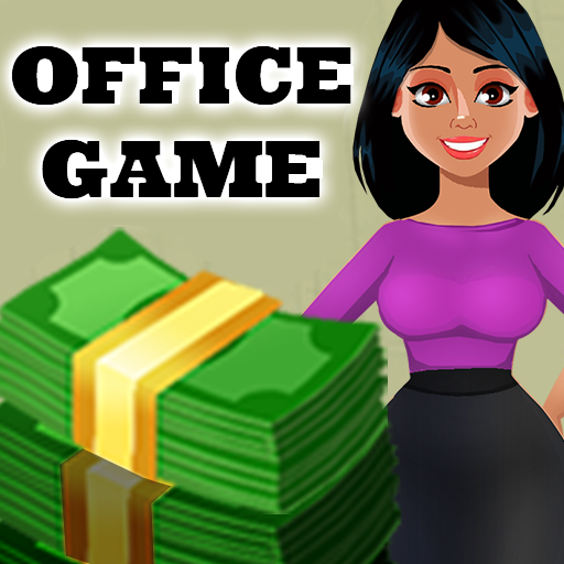 Idle office game. Manager girl logo