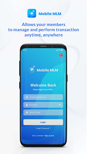 Android application Mobile MLM screenshort
