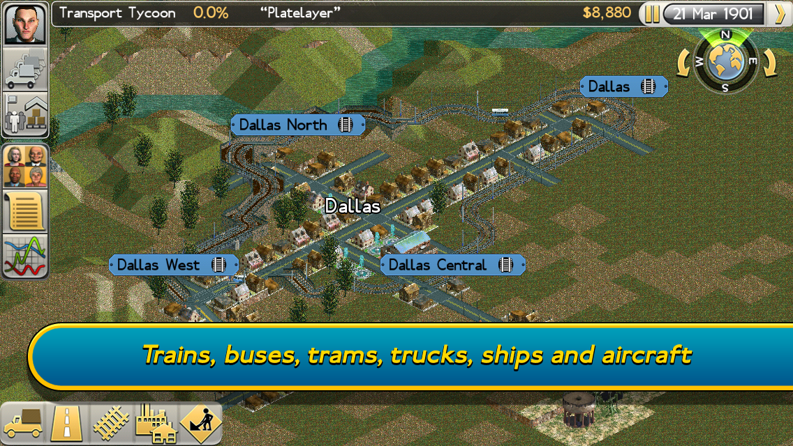 Android application Transport Tycoon screenshort