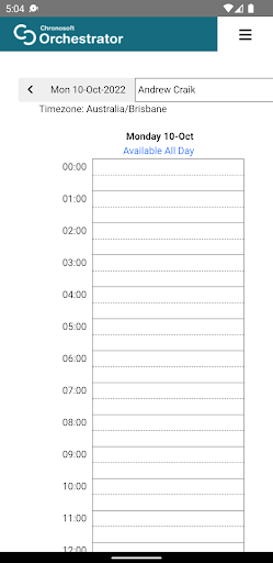 Rosterlink Screen 2