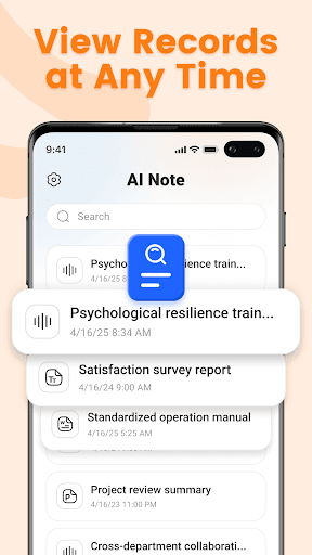 Screenshot of Note AI: Voice AI Transcribe