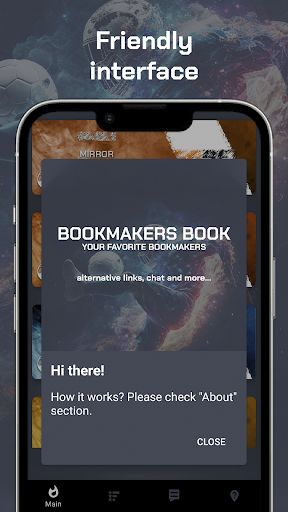 Bookmakers Book Screen 2