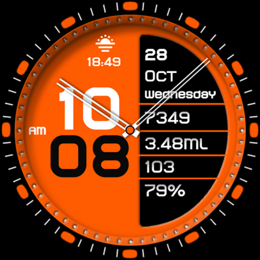CC Digital 34 watch face Download on Windows