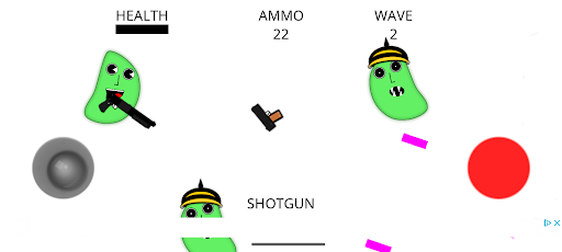 Zombie shooter arcade game Screen 2
