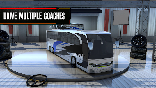 Jogo de simulador de ônibus 3D