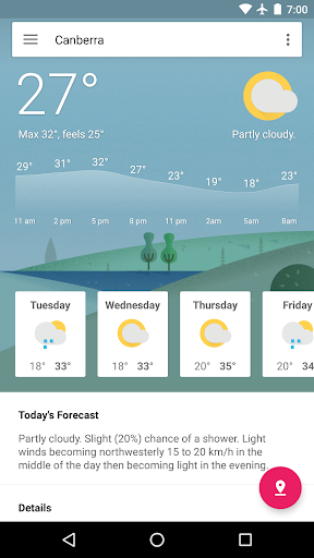 Android application AUS Weather Australia screenshort