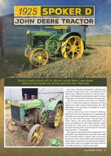 Old Machinery Magazine Screen 2