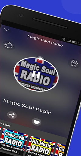 Magic Soul Radio UK Screen 2