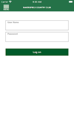 Android application Bakersfield Country Club screenshort