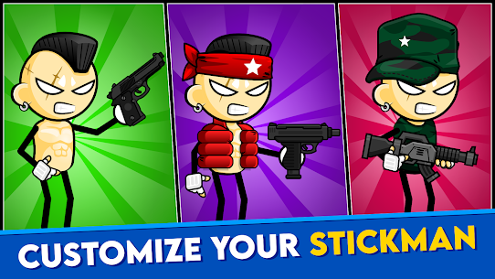 Stickman and Gun MOD APK: Zombie War (Unlimited Ammo) 6