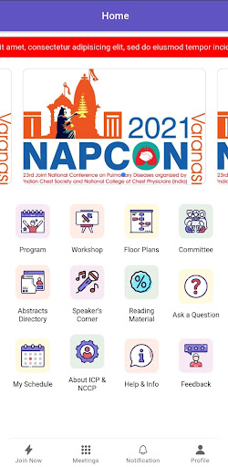 Android application Napcon screenshort