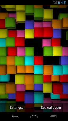 Cube 3D Live Wallpaperのおすすめ画像1