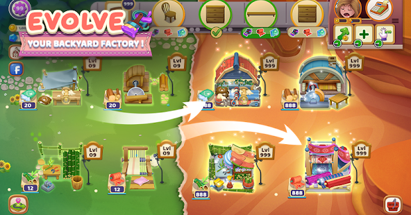 Craftory - Idle Factory & Home Screenshot