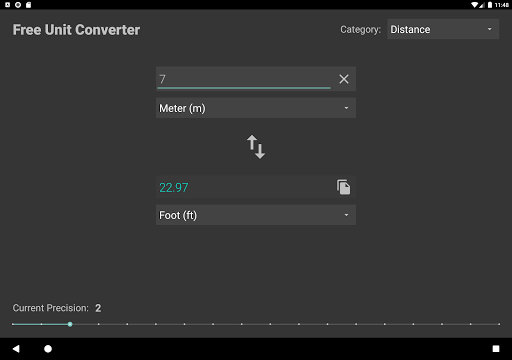 Free Unit Converter Screen 3