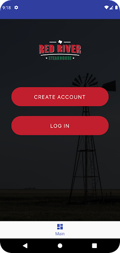 Android application Red River Steakhouse Rewards screenshort