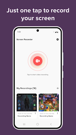Android application Easy & Quick Screen Recorder screenshort