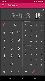 Fractions: calculate & compare Captura de pantalla