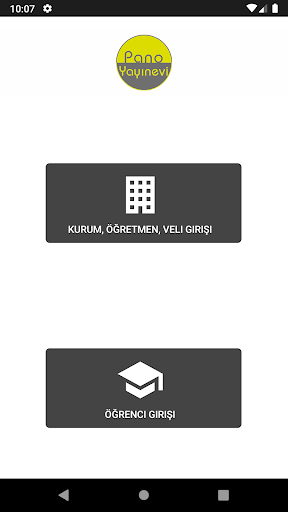 Android application Pano Yayınevi screenshort