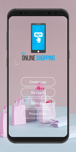 Android application Online Shop Logo Maker screenshort