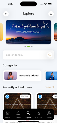 YourTone Screen 2