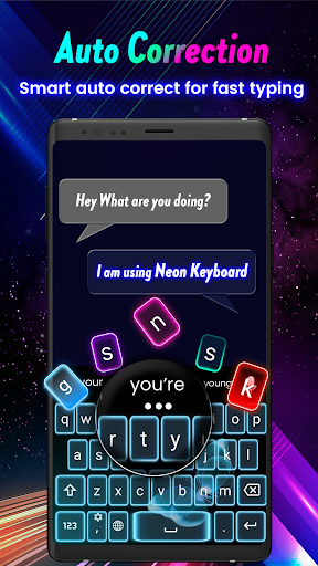 Neon LED Keyboard - RGB, Emoji