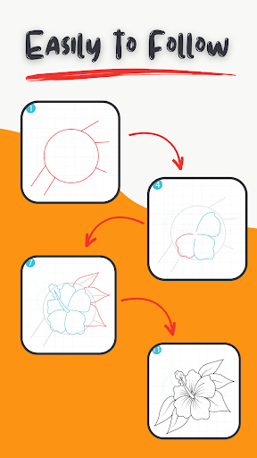 Draw flowers step by step Screen 3