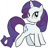 How To Draw Rarity Simple and Easy icon