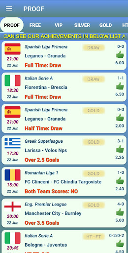 Android application BWG - Betting Tips screenshort