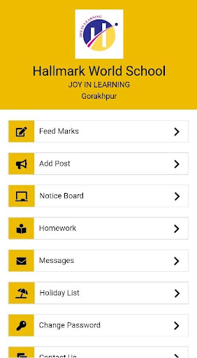 Hallmark World School Screen 2