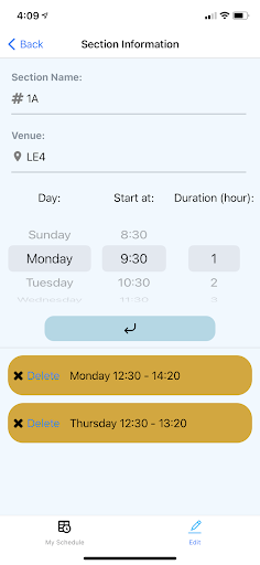 Smart Schedule Screen 3