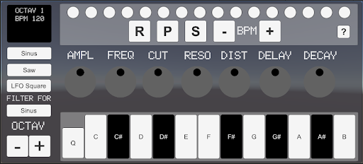 VirtualAnalogSinthesizer Screen 3