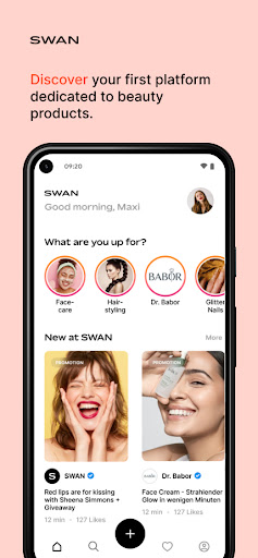 Android application SWAN screenshort