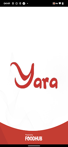 Android application Yara Restaurant screenshort