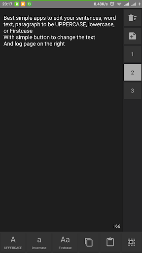 LetterCase Modifier Screen 2