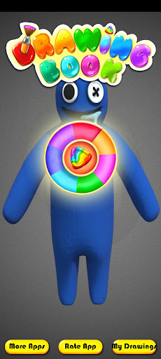 Android application Rainbow fnf Coloring book 2023 screenshort