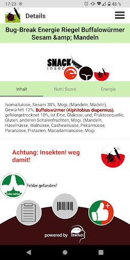 Insekten Wech! mit Ethiktech Screen 3